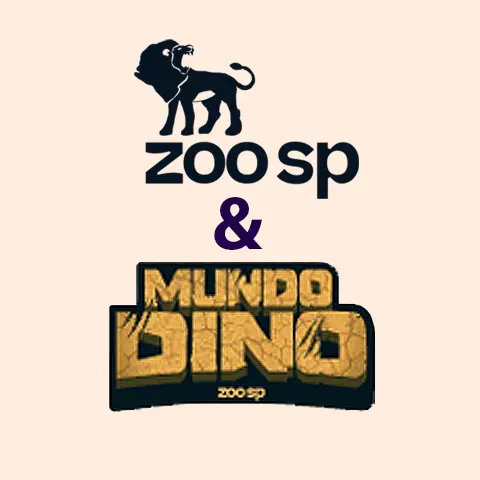 Logo Zoo SP + Mundo Dino